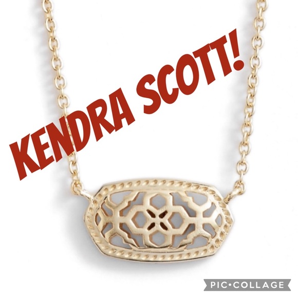 Kendra Scott Jewelry - KENDRA SCOTT ELISA PENDANT GOLD PLATED 15” NECKLACE